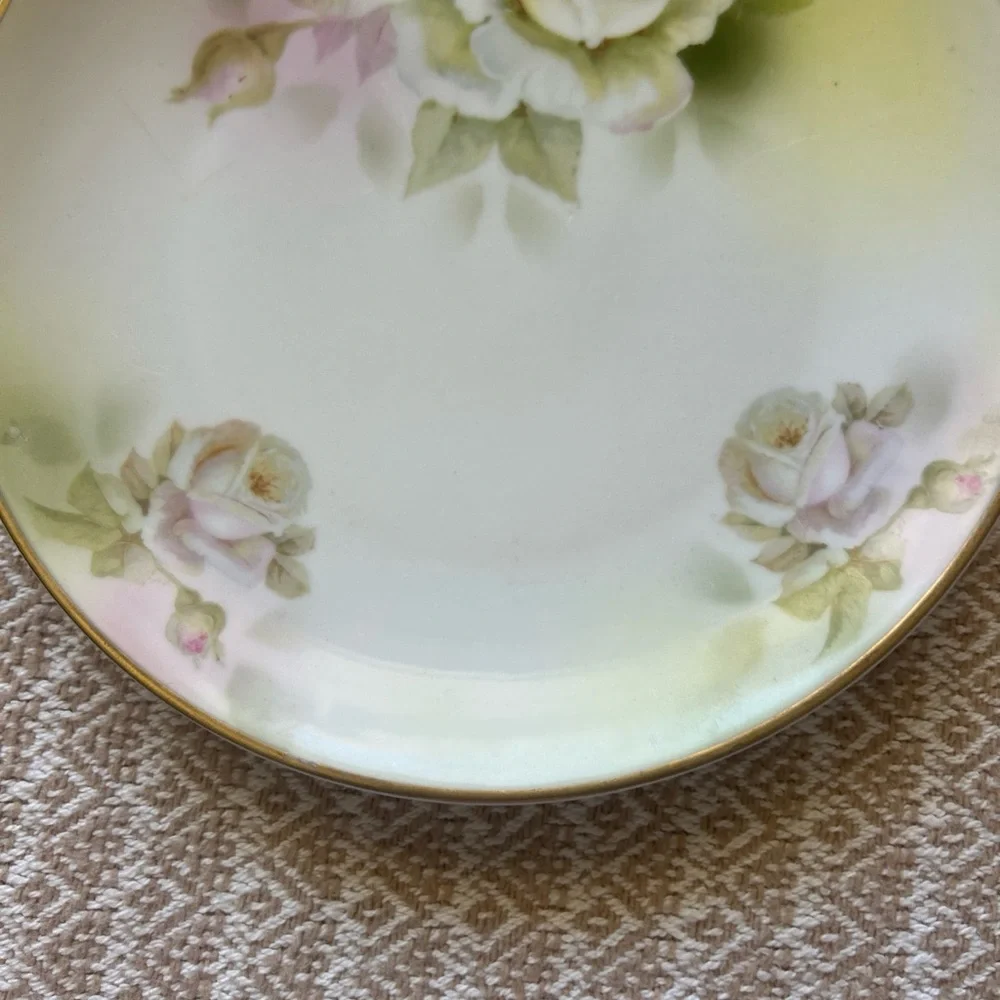 Antique Prussia Royal Rudolstadt Handpainted 8 1/2